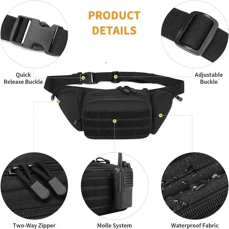 ST8 Multi Functional Waist Bag Camping Cycling Running