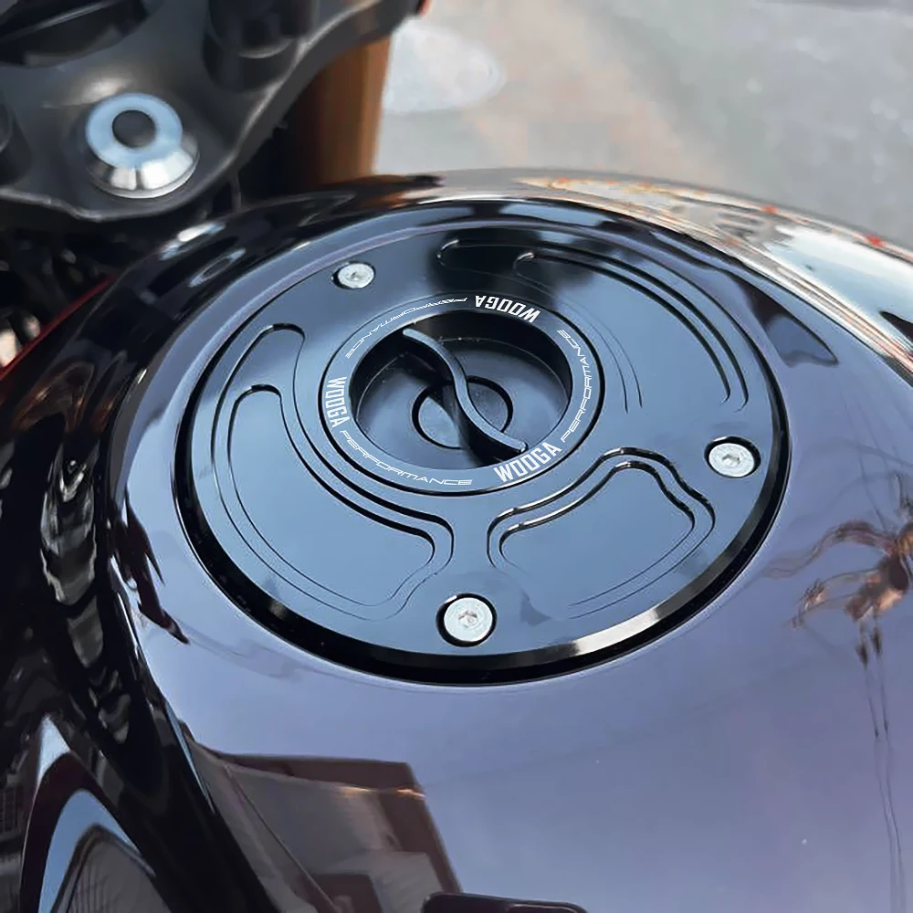 Kraftstofftankdeckel für Kawasaki Z900 RS Z900RS Cafe 2018–2025 Ninja H2 H2R Spin Locking Tankdeckel Rapid Gad Cap Quick Action – Detail 1