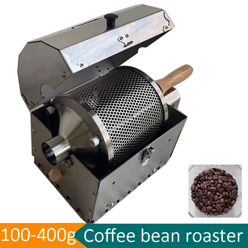 Coffee Roaster Coffee Bean Nuts Baking Machine Thermal High Temperature Resistant Roasting Machine 100-400g Baker