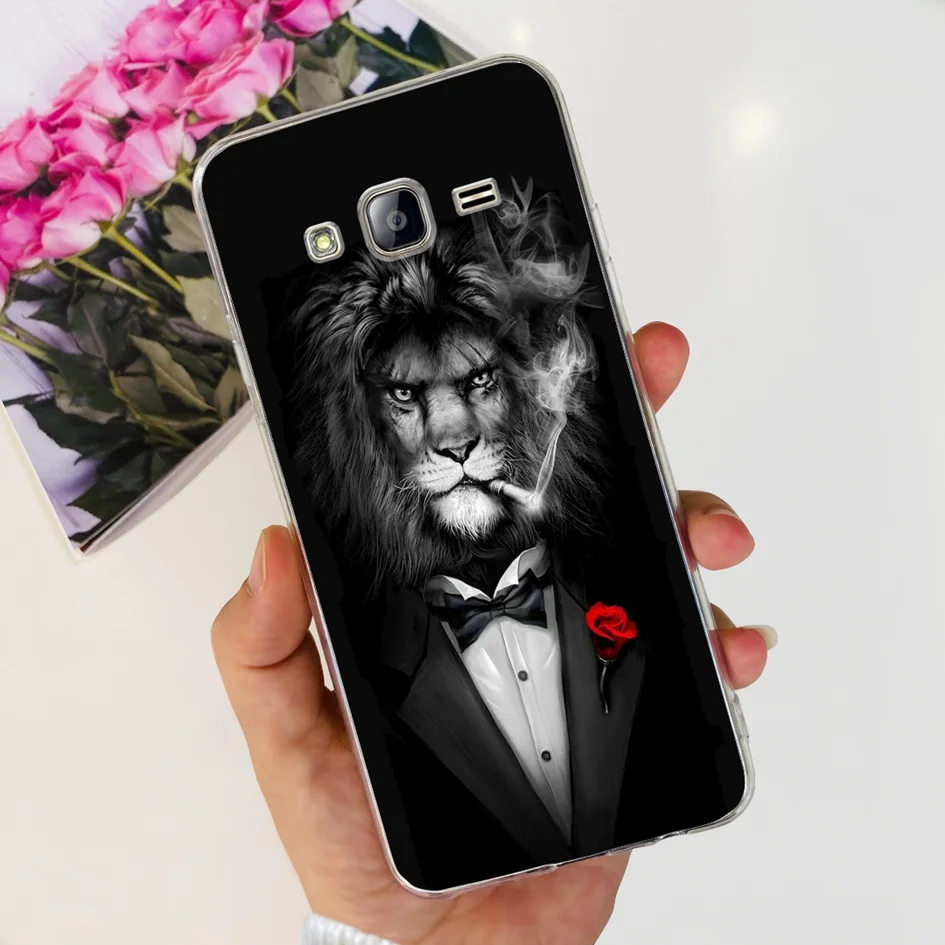 Clear Flower Design Soft TPU Silicone Phone Case
