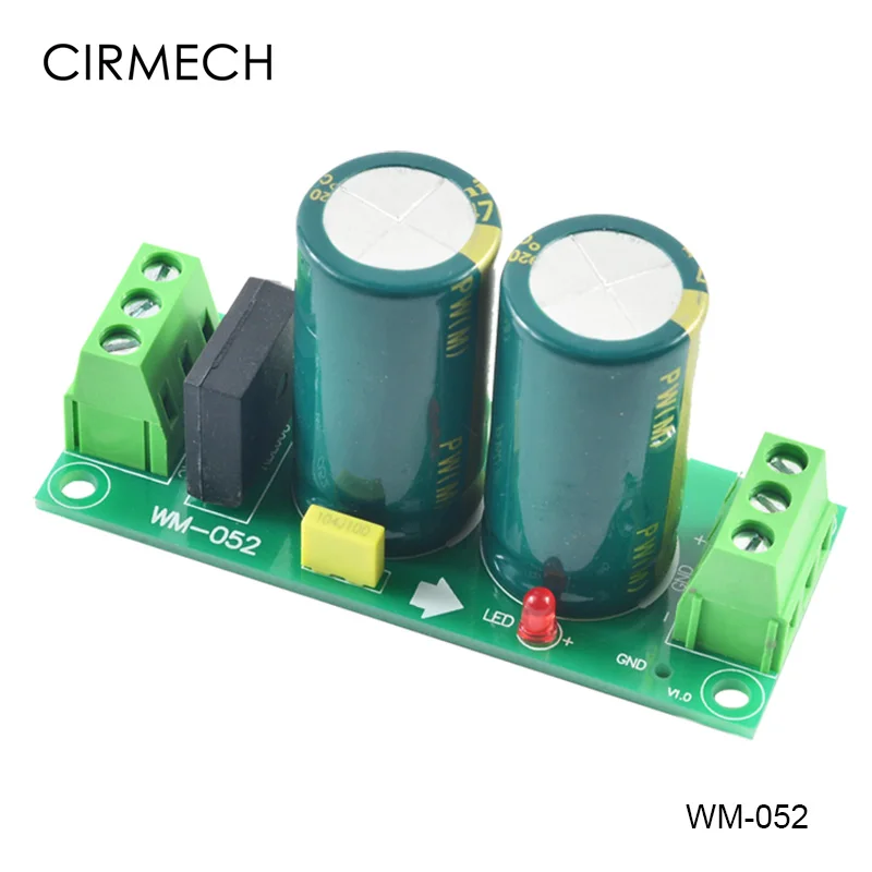 Dual Power Rectifier and Filter Circuit Board