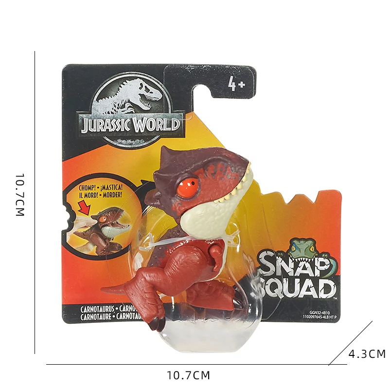 Jurassic World Mini Dinosaur Toy Figures - Tyrannosaurus & Ankylosaurus Action Set