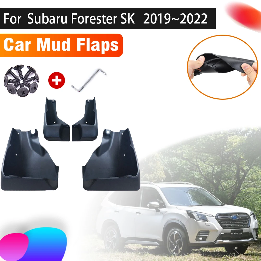 

Car Mudguards For Subaru Forester SK 2019 2020 2021 2022 Car Anti-splash Fenders Splash Guard Front Rear Mud Flaps Accessories