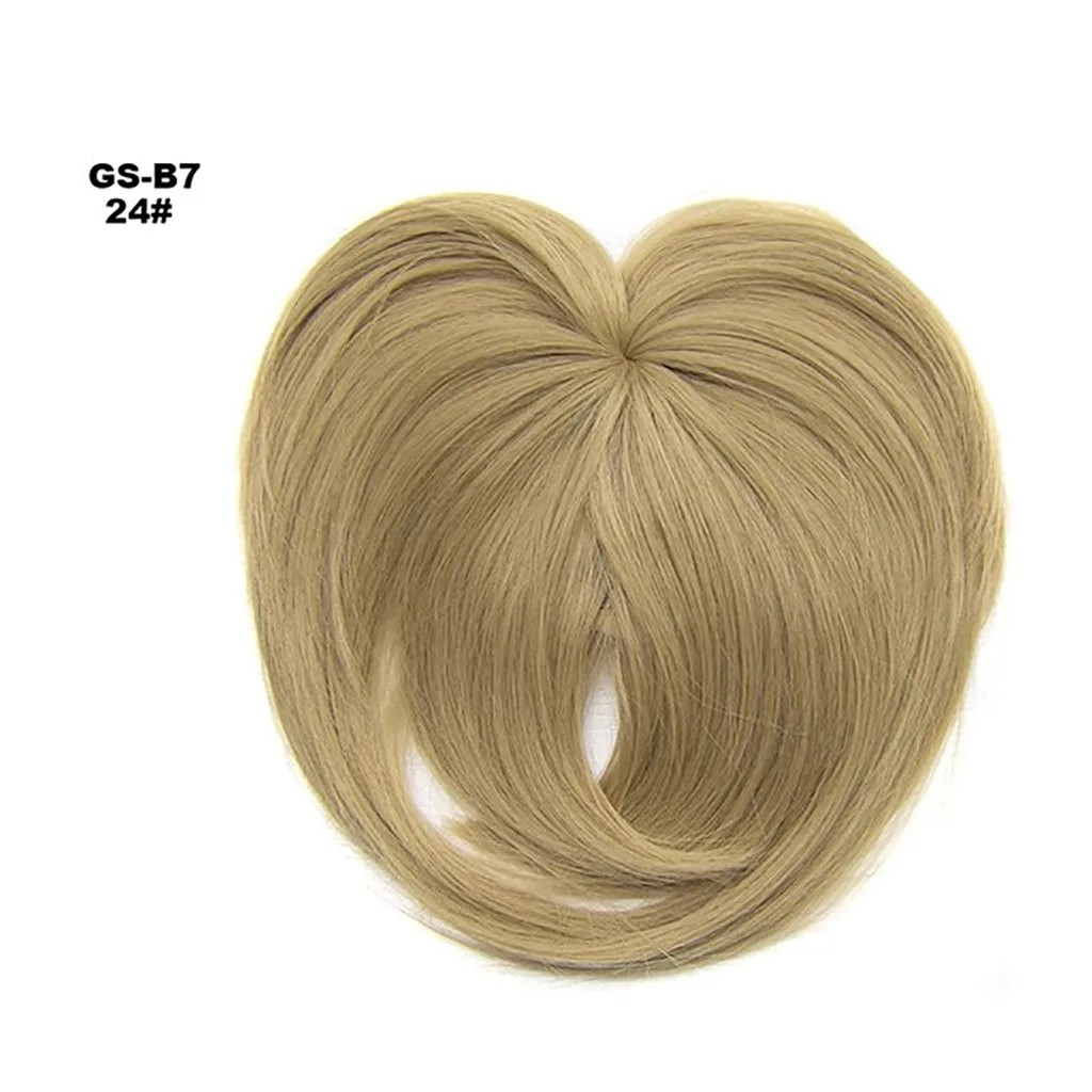 Human Hair Toppers for Women Clips in Human Hair Bangs Fringe Hairpieces Middle human hair extensions