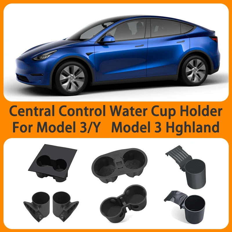

Car Central Control Cup Holder Drink Holder Water Cup Holder Limiter Interior Accessories For Tesla Model 3 Y Model 3 Highland
