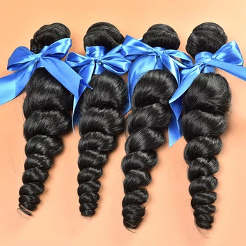 Loose Wave Bundles 8-40 Inchs Brazilian Human Hair Weave Bundles 1/3/4 Bundles Deal Top Quality Human Hair Extensions Wholeasle 1