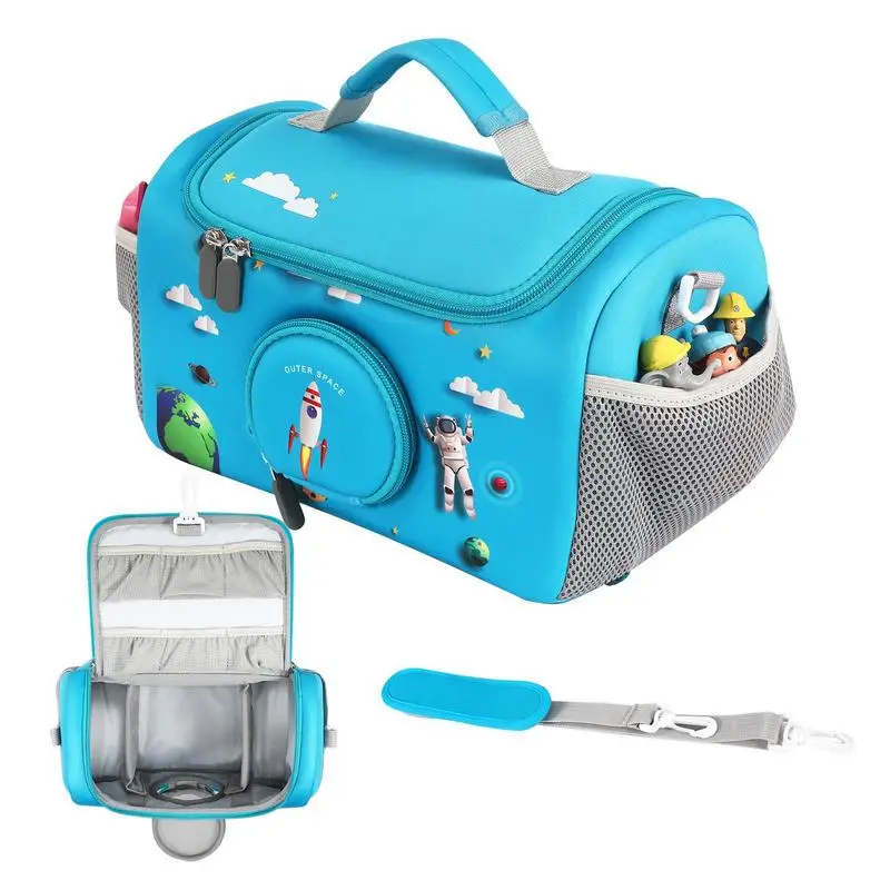 Shockproof Waterproof Fleece Zipper Storage Box Portable Kid Smart Speaker Protector Bag For Toniebox Playtime Puppy Starter Set