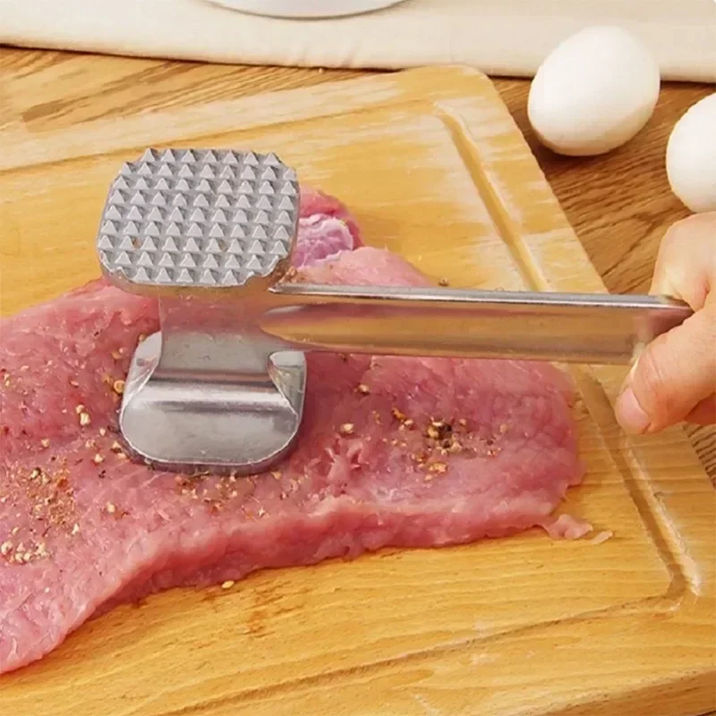Aluminum Steak Metal Hammer 19 Cm Meat Tenderer Double Sided Household Kitchen Tool 1pcs meat tenderizer meat hammer