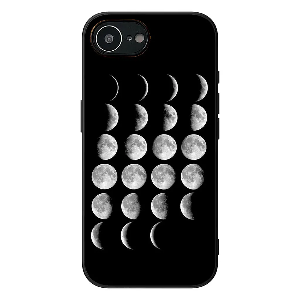 Celestial Cat Astronaut Phone Case - Moon and Stars Design