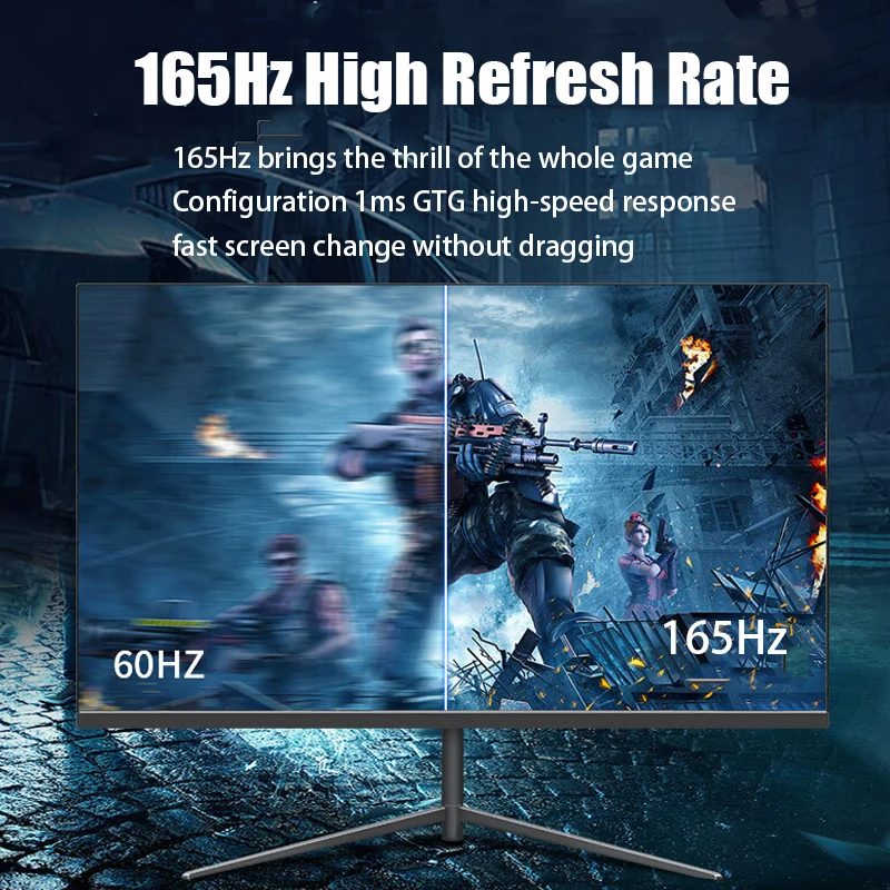 FYHXele-24 ġ  165hz FHD 1K LED ӿ ǻ ,   ũž FreeSync 1920*1080 HDMI ȣȯ
