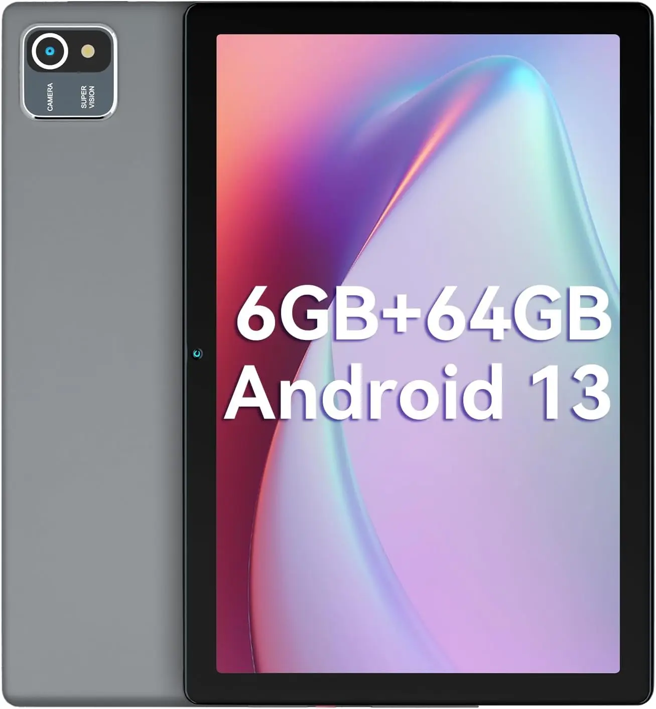 URAO Android 13 Tablet 10 Inch 6GB(2+4 Expand) RAM + 64GB ROM 128GB Expandable 8000mAh Octa Core IPS Display 5G WiFi Dual Camera 1