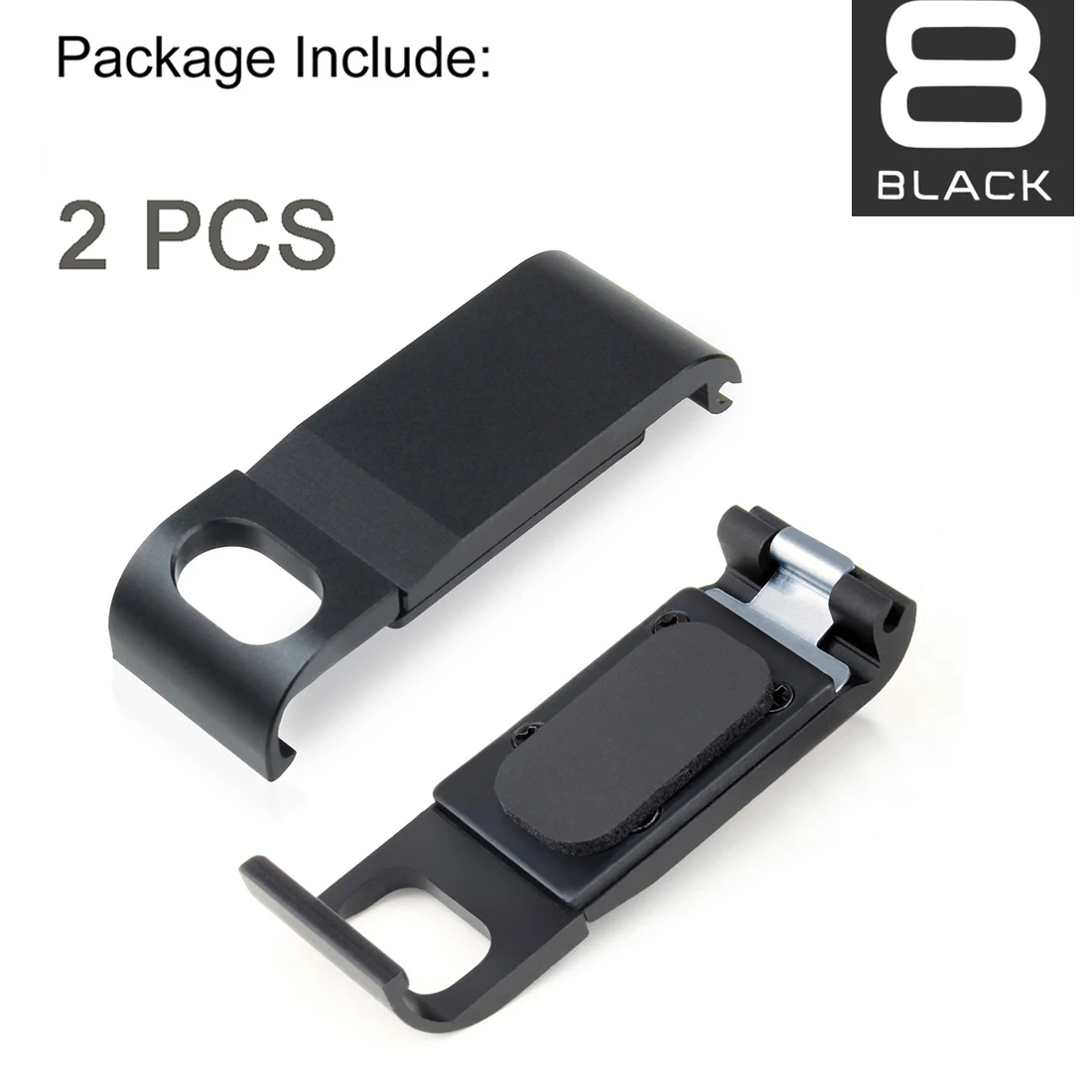 SOONSUN Aluminum Side Cover for GoPro Hero 8 Black Replacement Battery Side Door for Go Pro 8 Camera Gopro 8 Accessories 