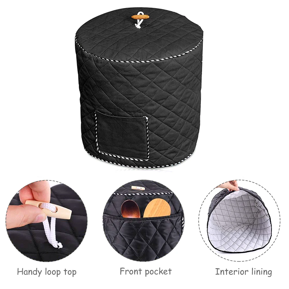 Pressure Cooker Cover 8QD Decorative Home Anti Static Pressure Cookers Dust Cover Lining Interior kitchen dust cover
