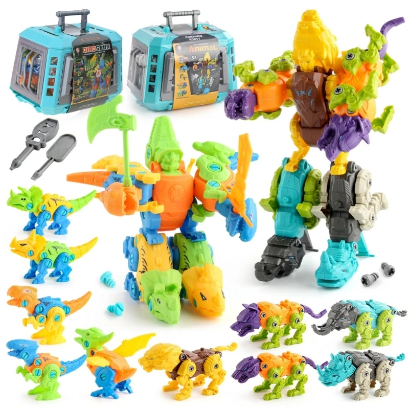 

Take Apart Dinosaur Animal Toy for 3, 4, 5, 6, 7 Years Old Boys Girls Kids