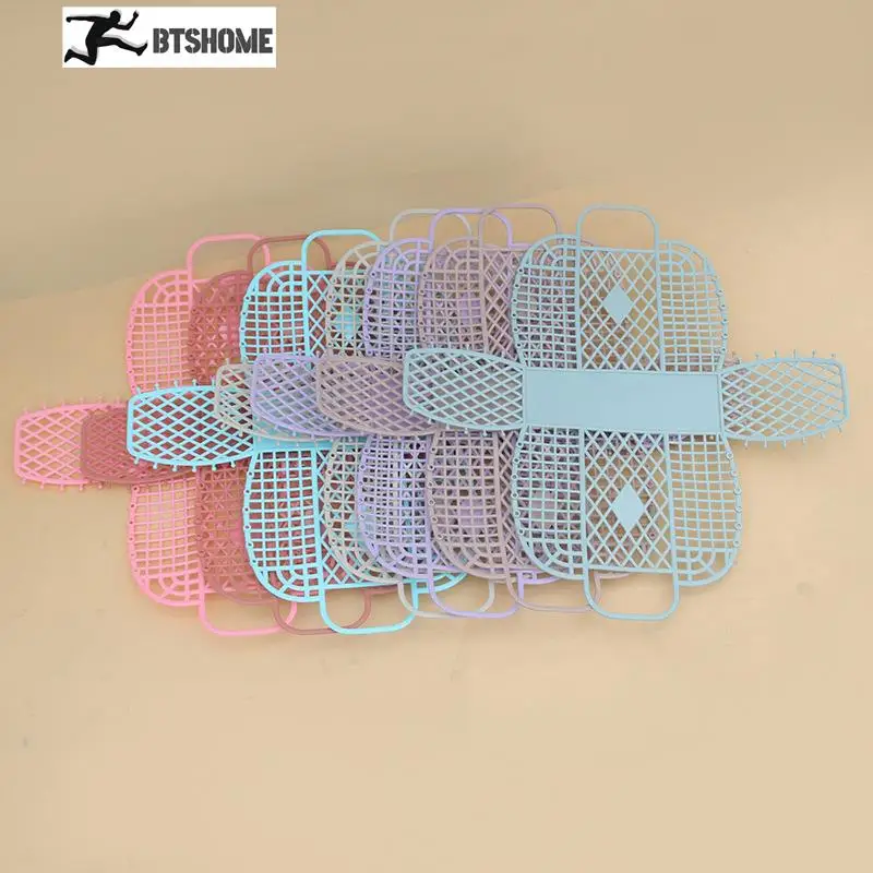 Plastic Portable Shopping Basket Fruit Vegetable Basket Bathroom Organizer Sundry Storage Foldable Bath Soft