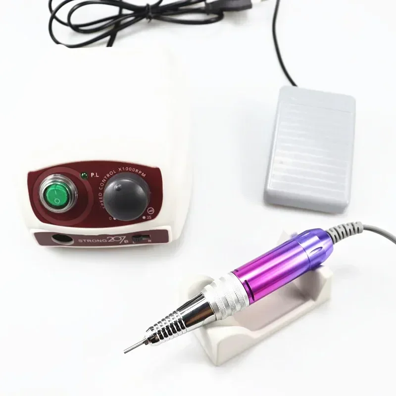 Strong 207b  Nail Drill 65W 35000 Machine Cutters for Electric Manicure Nail Drill Milling Manicure Machine Polish Nail File 3