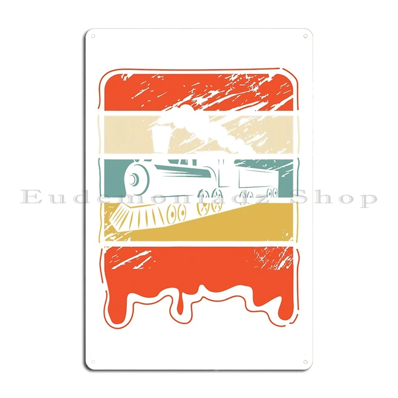 Ticket To Ride Board Game- Minimalist Travel Style Gaming Art Metal Sign Wall Pub Club Bar Wall Plaque Tin Sign Posters