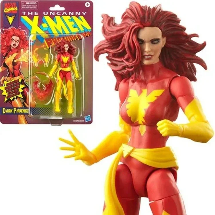 Figuras de acción de la serie Marvel Legends X-men Wolverine Dark Phoenix Qin Spiral Longshot, juguete coleccionable con tarjeta colgante retro de 6 pulgadas