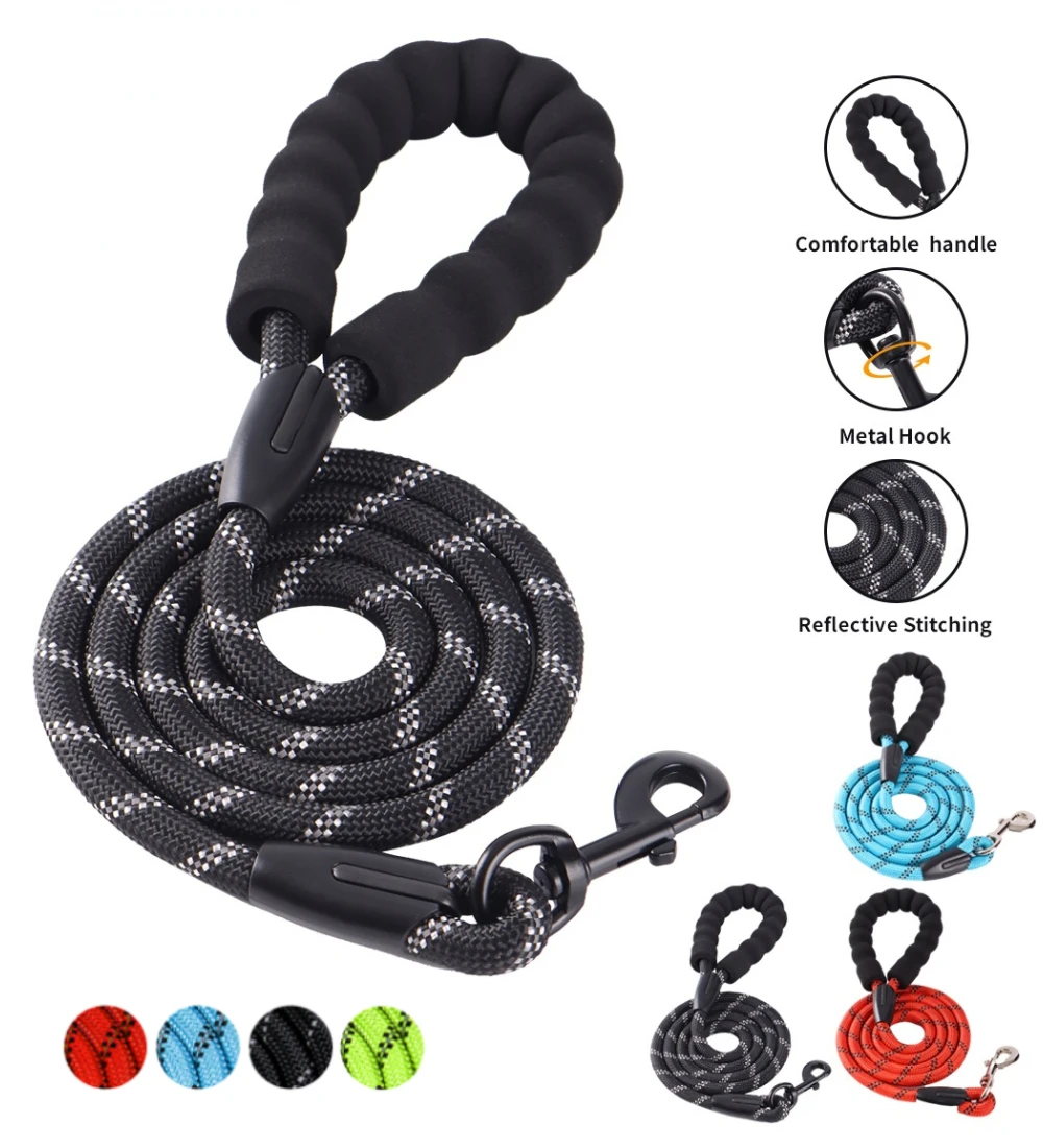 

Dog Leash Running Walk Trainning For Large Small Cat Pets Leashes Reflective Durable Dog Leash Nylon Rope Pet Supplies