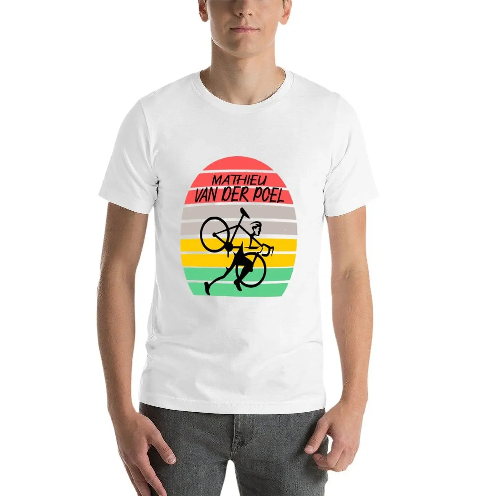 Mathieu Van Der Poel Vintage T-Shirt Funnys Koreaanse Mode Anime Sneldrogende Zwaargewicht T-Shirts Voor Mannen