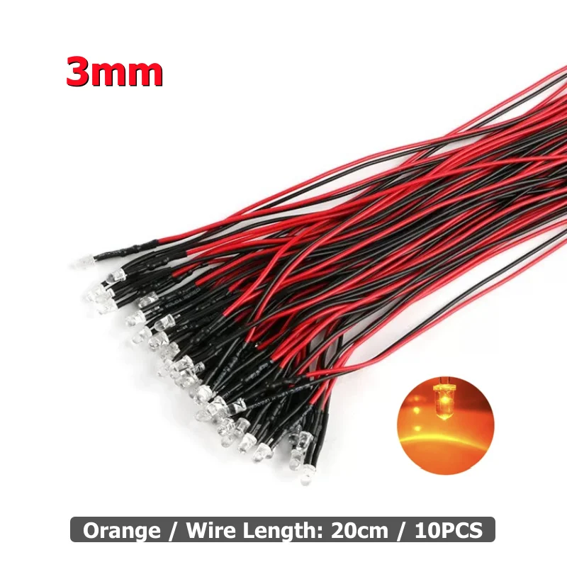 ตัวเลือกสินค้า หลากสี LED สำหรับรถโมเดล RC