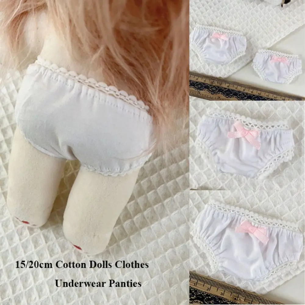 Cotton Lace Underwear for 1/11 1/12 BJD Dolls