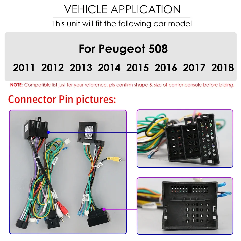 プジョー508 508sw 2011-2018用カーラジオ,メディアプレーヤー
