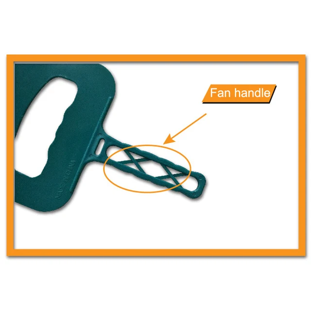 Kültéri Ventilátor Hordozható Kemping Grill Piknik Kézi Forgattyú Légfúvó Főző Szerszám - Image 5