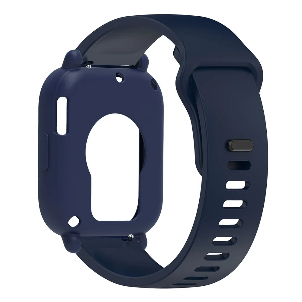 Silicone Strap and Protective Bumper for Smartwatch - Replacement Bracelet Belt
