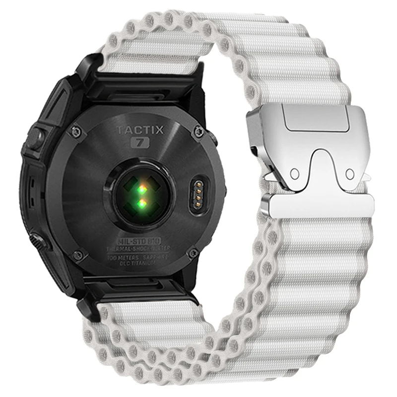 Woven Nylon QuickFit Watch Band - 20mm/22mm/26mm Adjustable Strap Bracelet