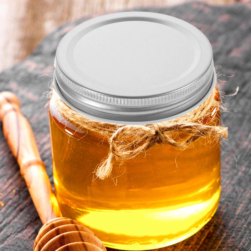 

30 Pcs Tinplate Lid Canning Lids Reusable Jar Covers Wide Mouth for Home Mason Regular Multipurpose Practical