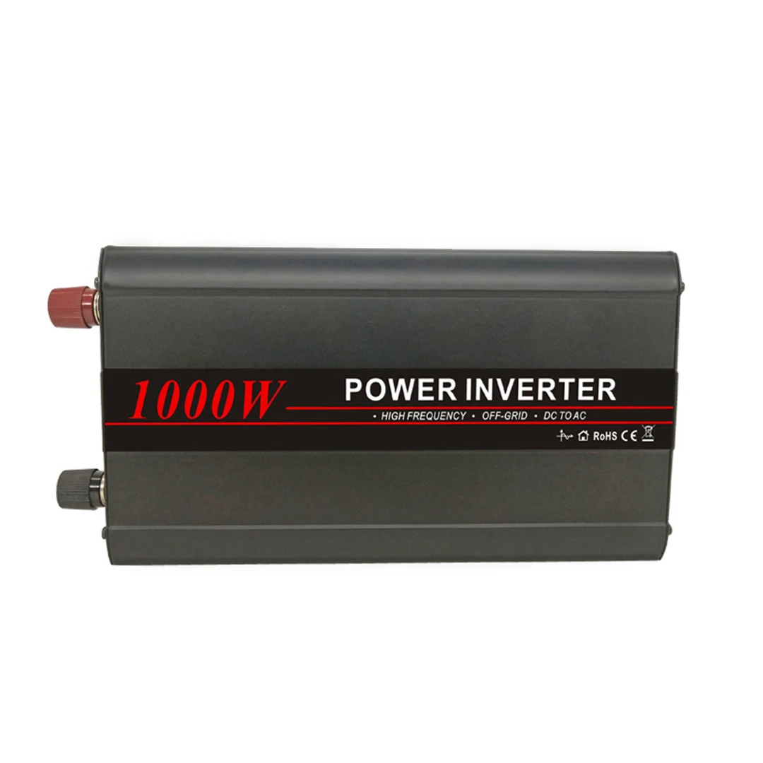 1000W AC100-120V AC220-240V Pure Sine Wave Power Inverter DC12V/24V/48V Continuo
