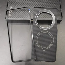 Ultra-Thin Real Carbon Aramid Fiber Folding Phone Case for OPPO Find N5 (Magnetic1 Set)