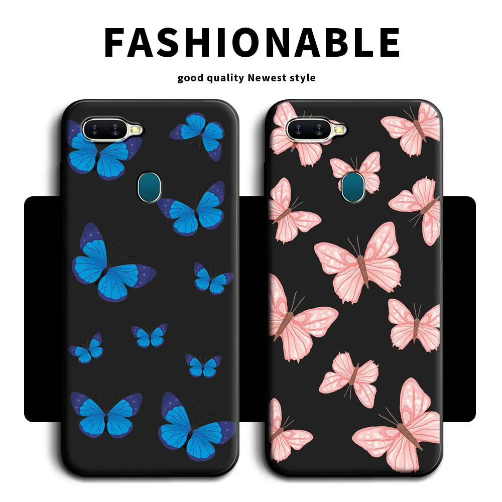 Per Oppo Ax7 A7N Custodia Morbida In Silicone Tpu Panda Flower Butterfly Coppia Ragazzi Ragazze Custodia Per Telefono Per Oppo A7 Ax7 Ax7 Pro Cover Po