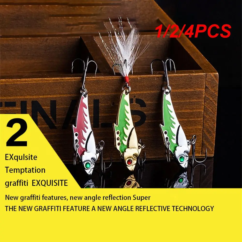 

Бионическая приманка 9,3 г, 1/2/4 шт., с высокой отражательной способностью, острым крючком, с высокой степенью имитации, для заброса рыбы, искусственная приманка, металлическая приманка