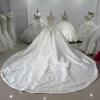 Satin Wedding Dresses Ball Gown Strapless 2025 Classic Simple Bridal Dress Beading Vestidos De Novia Customized XS149 3