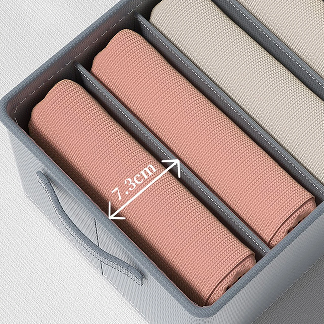 Jeans Leggings Storage Box 9/7/6 Grids Wardrobe Closet Drawers Divider Boxes Underwear Bra Socks Panty Organizer Space Saver Bag