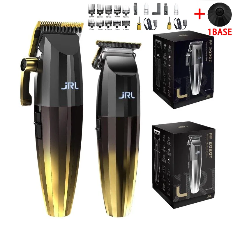 

JRL 2020C FADE Blade Hair Clipper Professional Electric 7200RPM High Power Silent Hair Trimmer Barbershop Haircut Standard Blade