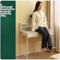 Commode chambre simple moderne petit appartement table de maquillage table de maquillage coiffeuse petite 2025 lumière luxe nouveau 5