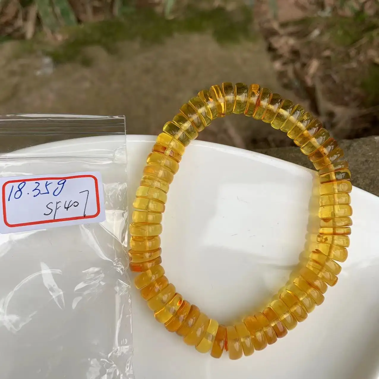 100% natural baltic amber bracelet Jewelry MM Genuine Charm Bracelets Cute/Romantic Women