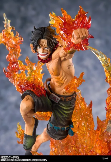 New One Piece Anime Figure GK Portgas D. Ace Edward Newgate Action Figure PVC Collection Cartoon Model Doll Gift Toys Decoration 2