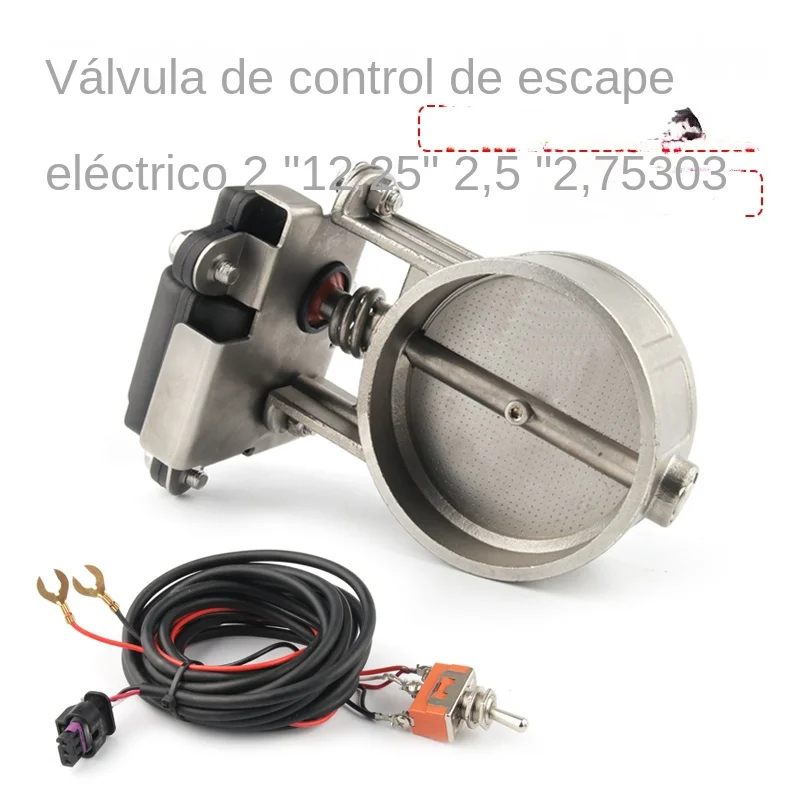 Válvula de Control de escape eléctrica, válvula de Control de escape de 2 "/2,25"/2,5 "/2,75"/3 ", baja presión para tubo de bajada de Catback