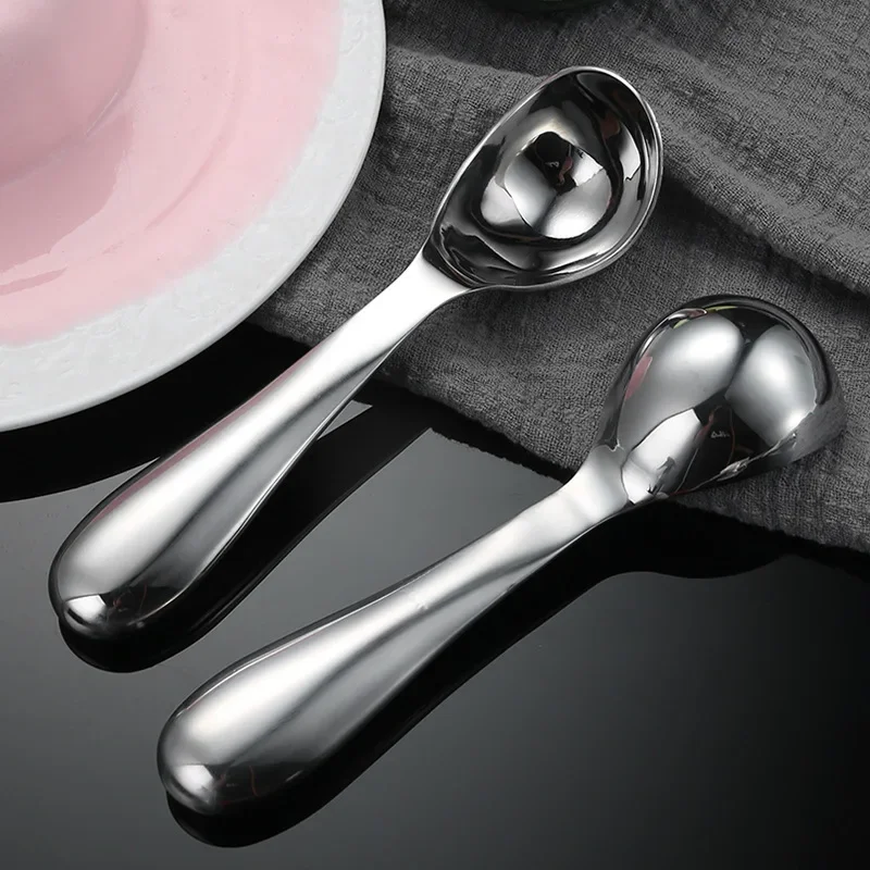 Fruit Watermelon Spoon Multifunctional Ice Cream Scoops Stainless Steel Dual-Purpose Spoon Household Ice Cream Tools Ball Scoop