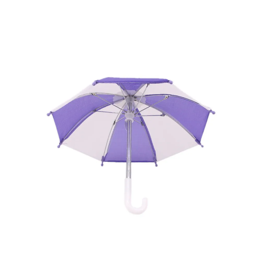 Cute Purple Collection Kawaii Duck Figure Umbrella Skirt Uniform Hairband Glasses Gift 30Cm Lalafanfan Plush Doll Accessories plush toy accessories