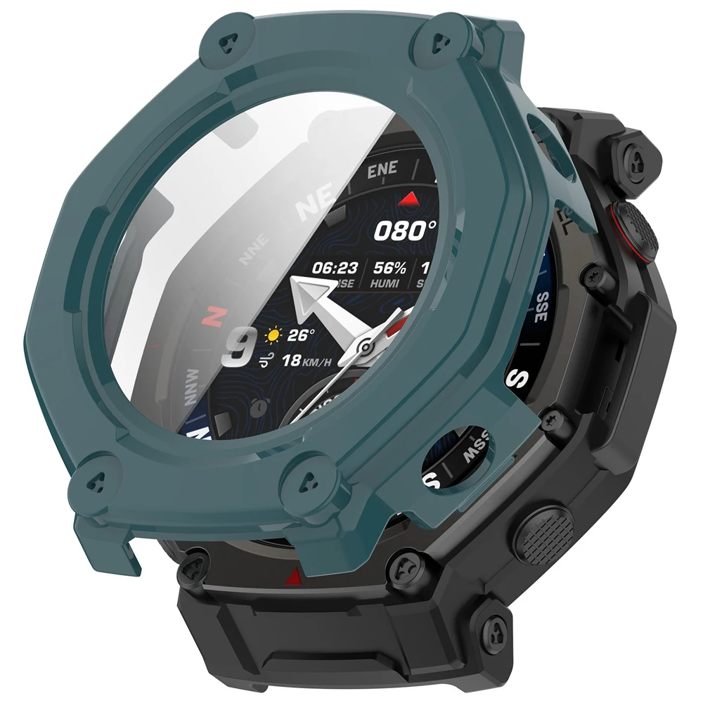 Durable Tempered Glass PC Case for Smartwatch - Full Protective Skin & Hard Shell Guard