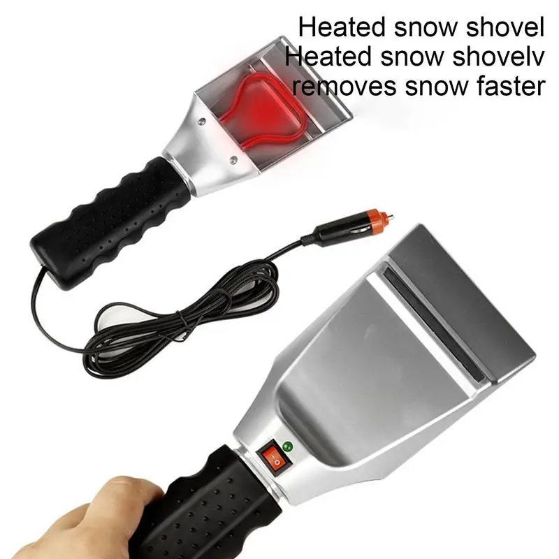 

Heated Snow Scraper For Car Snow Shovel Winter Windshield Defrosting Ice Scraper Fast Heating Snow Cleaning Removal Brush tool