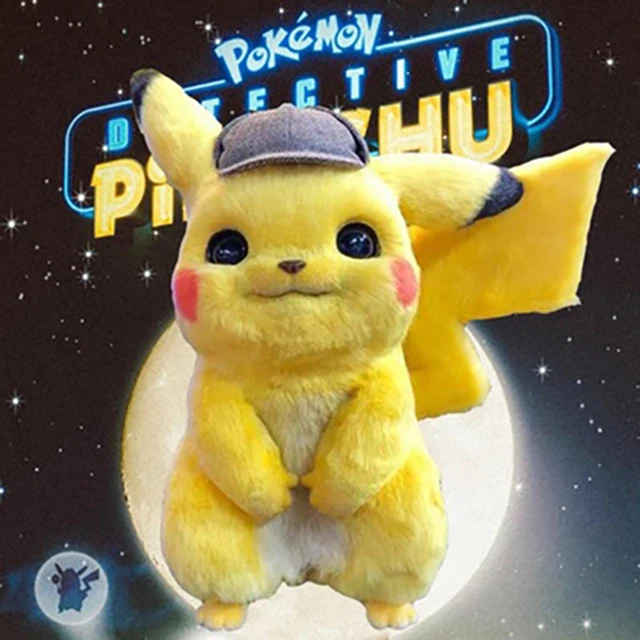 28cm Original Pokemon Detective Pikachu Plush Toy High Quality Cute Anime Toys Children Gift Toy Kids Cartoon Peluche Pikachu 6