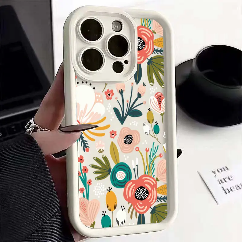 Vibrant Floral Design Phone Case Cover