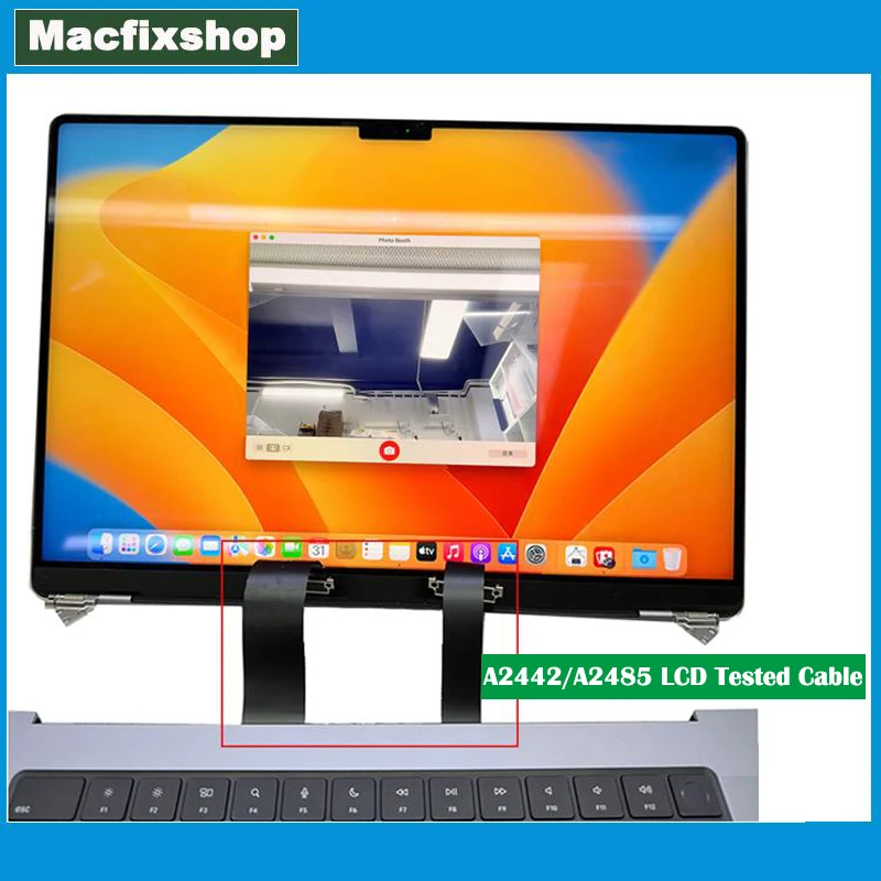 Tela Led Extensão Teste Reparação Cabo Flex Display Lcd Macbook Pro m1 14 A2442 A2485 16 2023 Novo