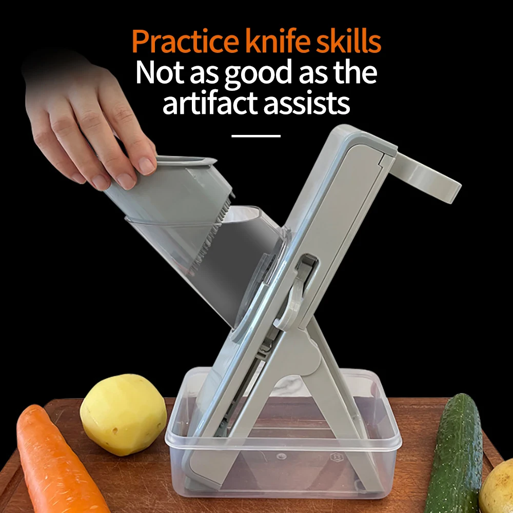 Vegetable Cutter Manual Vegetable Cutter Kitchen Meat Slicer Food Chopper Grater Meat Not Hurting Your Hands Kitchen Tool